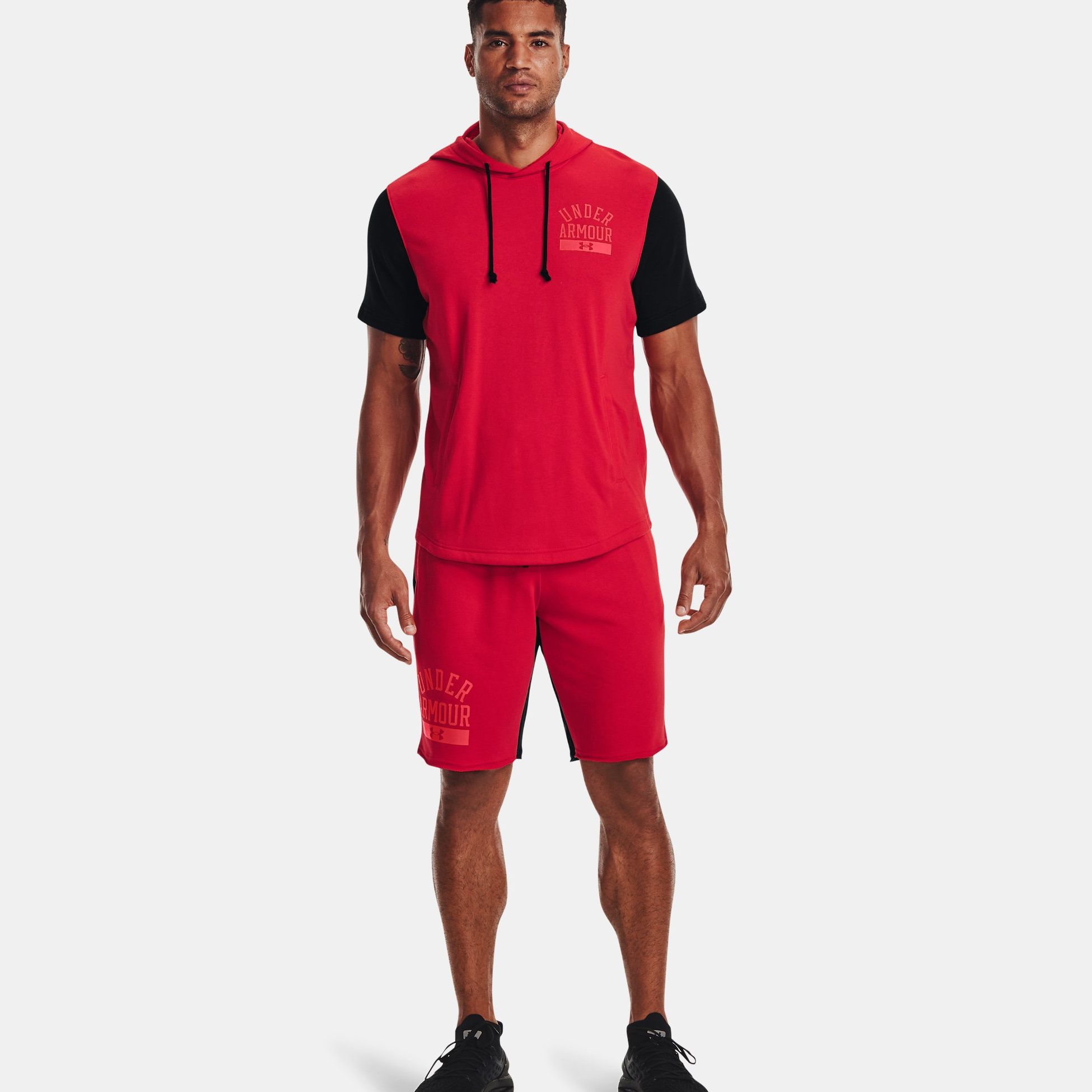 T-Shirts & Polo -  under armour UA Rival Terry Colorblock Short Sleeve Hoodie